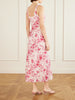 Adele printed silk midi dress
