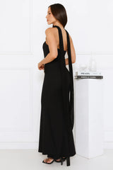 Silhouette Shine Strapless Maxi Dress Black