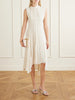 Pleated cady midi dress