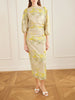 Ezra floral-print cotton-blend midi dress