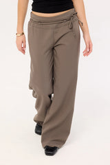 Luck & Trouble Kasey Low Rise Pant Grey