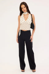 Perfect Stranger Margaux High Rise Pants Black