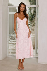 Tide Kissed Midi Dress Pink