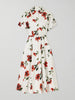 Floral-print cotton-poplin midi dress
