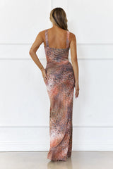 Animal Instincts Maxi Dress Multi
