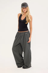 Neovision Gravex Nylon Wide Leg Pant Khaki Green