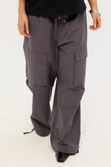 Neovision Sector Wide Leg Cargo Pant Charcoal