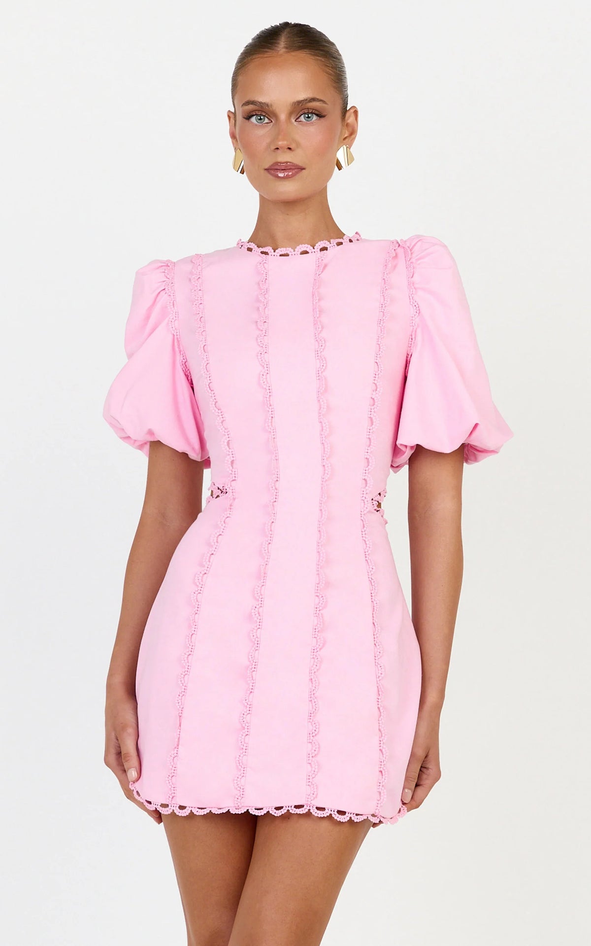 Laila Mini Linen Blend Dress