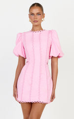 Laila Mini Linen Blend Dress