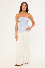 Perfect Stranger Robie High Rise Suiting Pants White