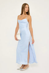 Perfect Stranger Evie Recycled Maxi Dress Baby Blue